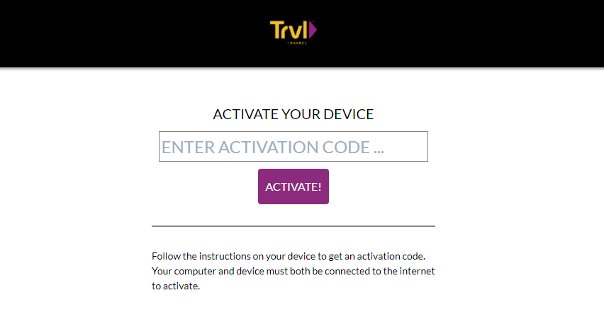 Click on Activate to watch Travel Channel on Google TV.