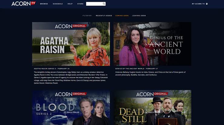Watch Acorn TV on Apple TV