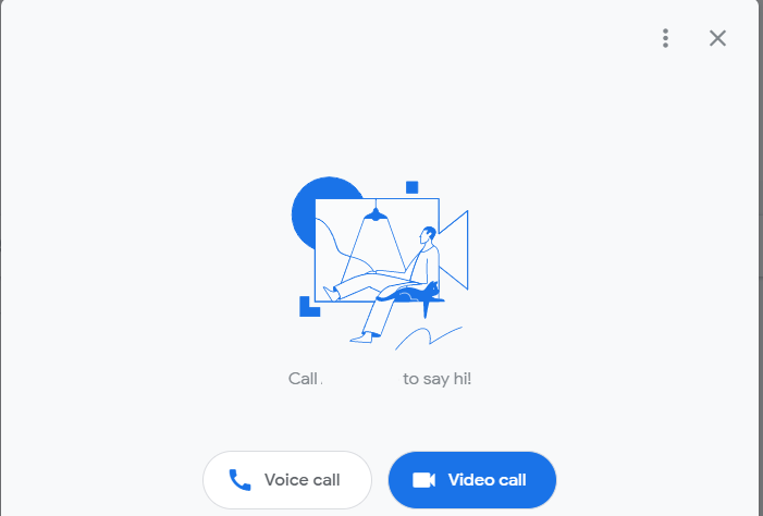 Click Video call option