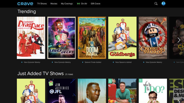 Stream Crave on Android TV 