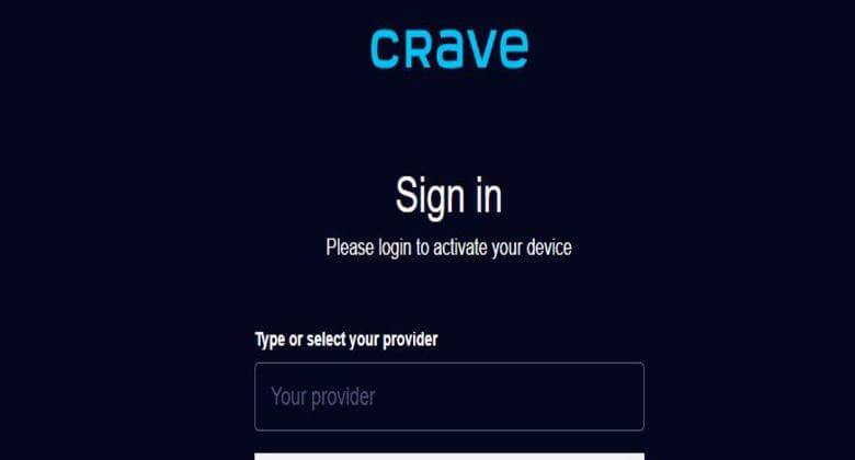 Crave on Android TV