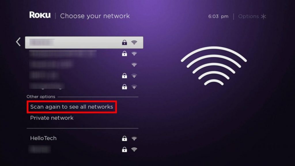 How to Connect Roku to WiFi without Remote- Nearby Wifi connections