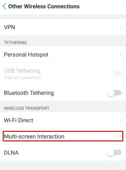 Click Multi screen interaction 