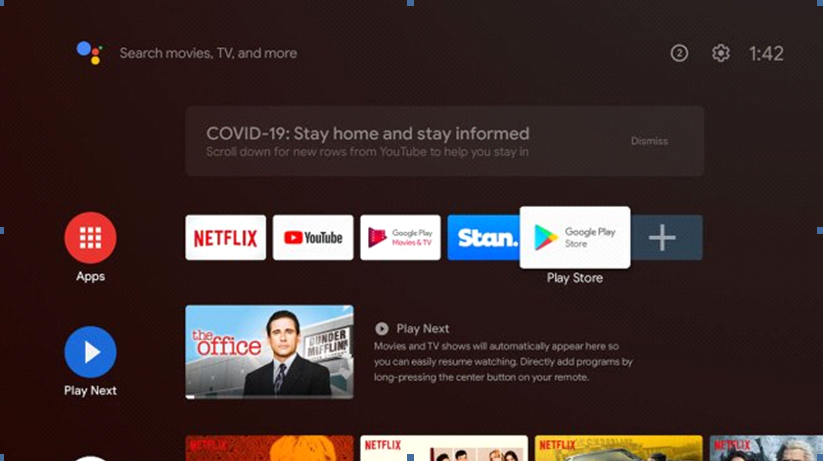  Android TV PlayStore