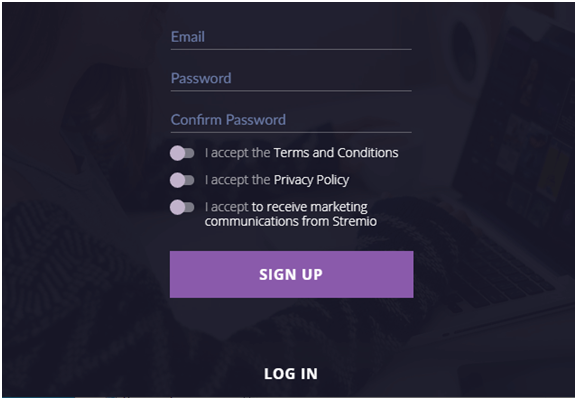 Sign in to Stremio 