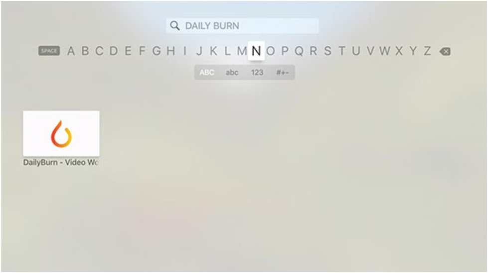 Daily Burn app in the AppStore