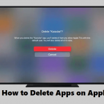 Delete Apps on Apple TV