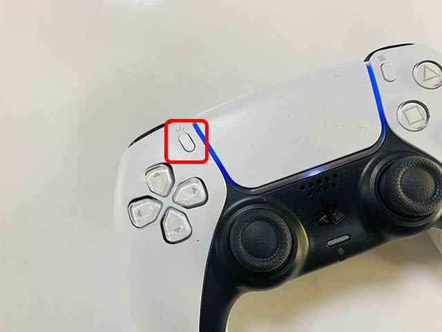 Press Create button on PS5 controller
