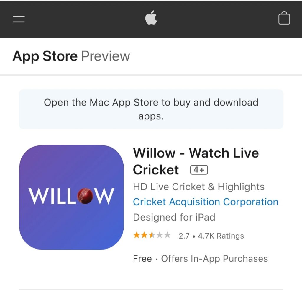 Install Willow TV on Apple TV