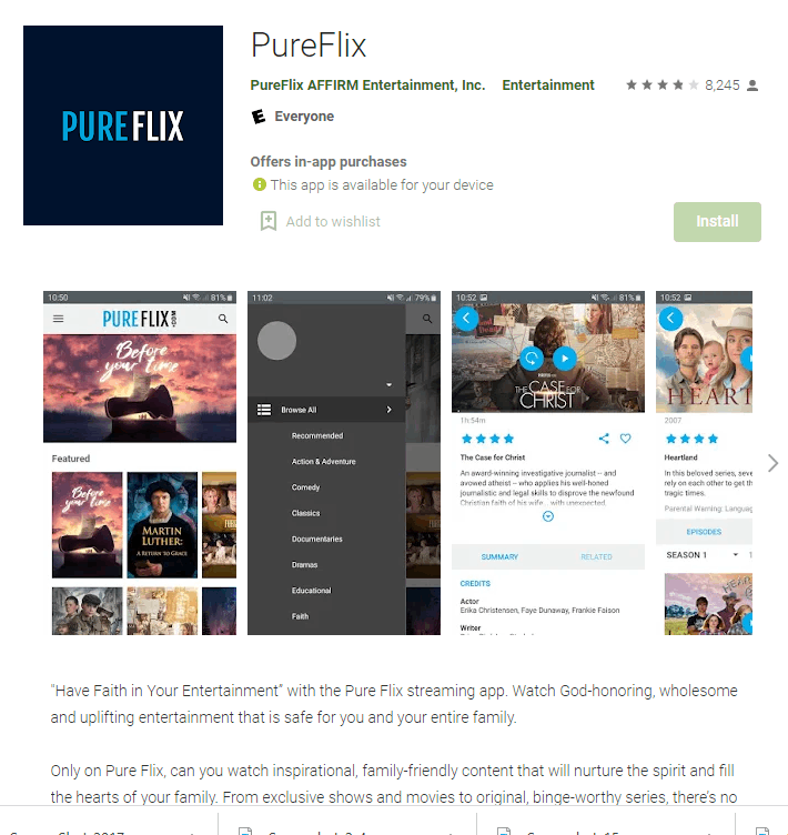Install PureFlix on your Android phone