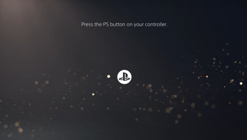 Press the PS5 button