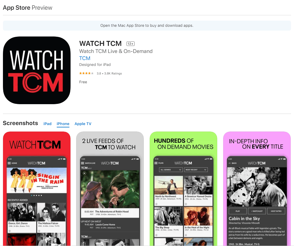Install TCM on Apple TV