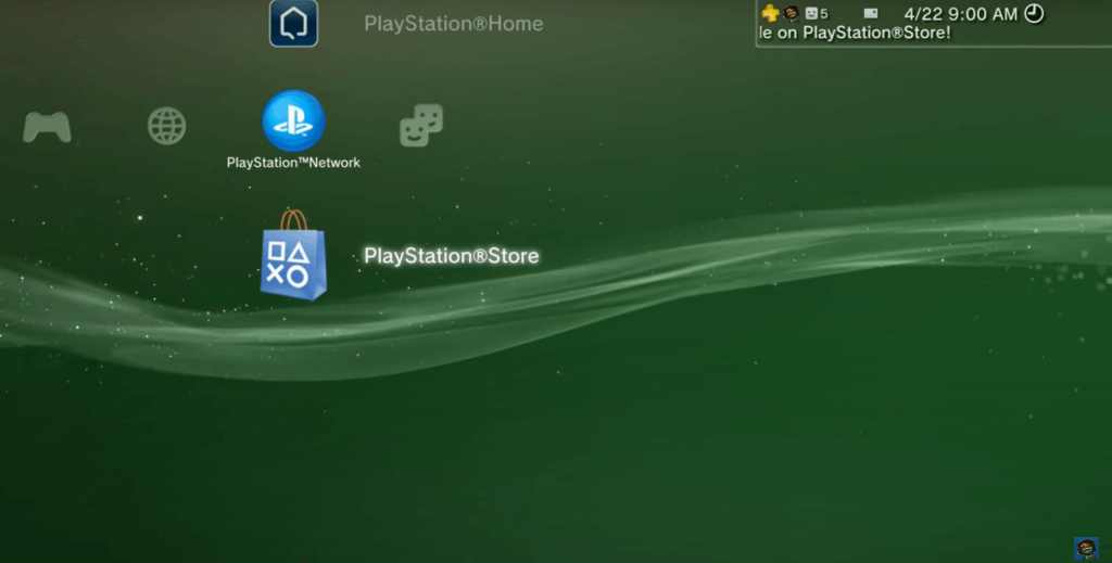 On PS3 home screen, Tap Playstation Network and click Playstation Store.