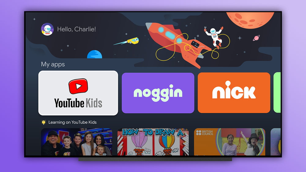 Search for YouTube Kids app