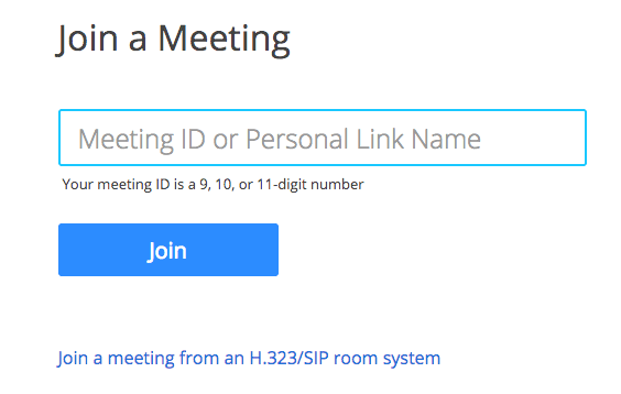 In web browser, join the meeting with Meeting ID.