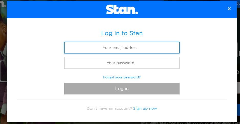 Login with your account details