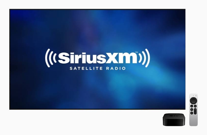 SiriusXM on Apple TV