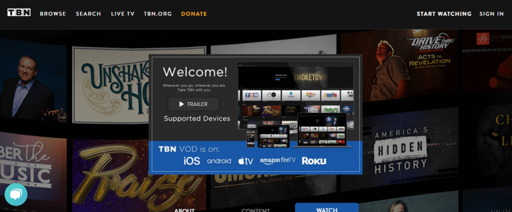 TBN official site