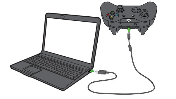 How to Connect Xbox 360 Controller to PC without Receiver - Using wire/cable
