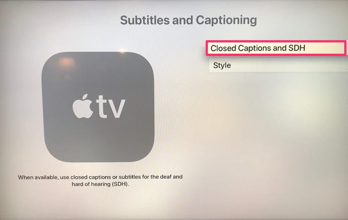 How to Turn on Subtitles on Apple TV- Turn on Closed Captions and SDH