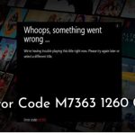 Netflix Error Code M7363 1260 00000026