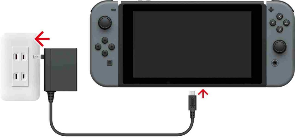 Charge Nintendo Switch to turn it on