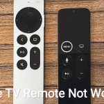 Apple TV Remote Not Working