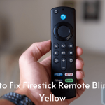 learn to fix firestick remote blinking yellow issue