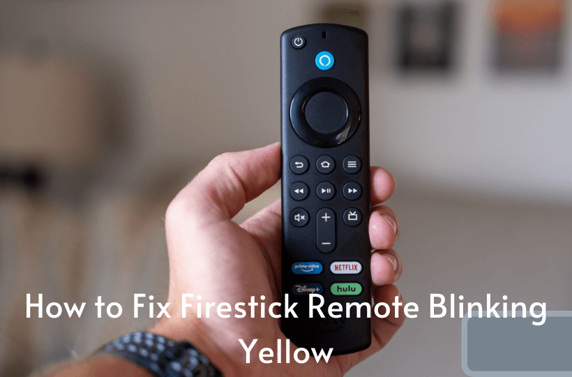 learn to fix firestick remote blinking yellow issue