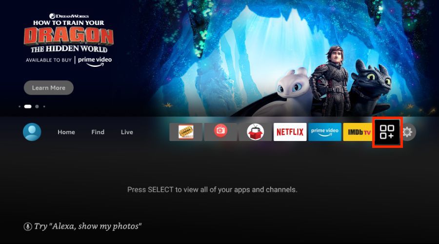 How to Uninstall Apps on Firestick - select Apps
