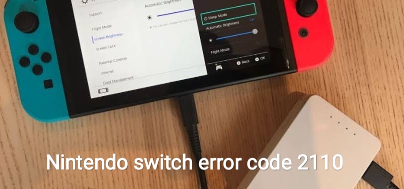 Switch Error Code 2110