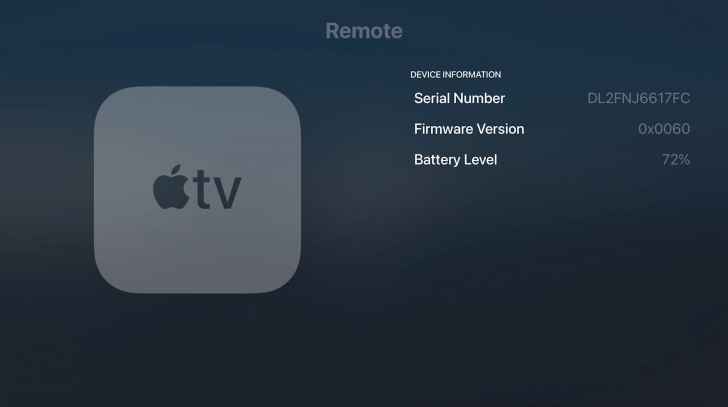 check the battery when Apple TV Remote Connection Lost