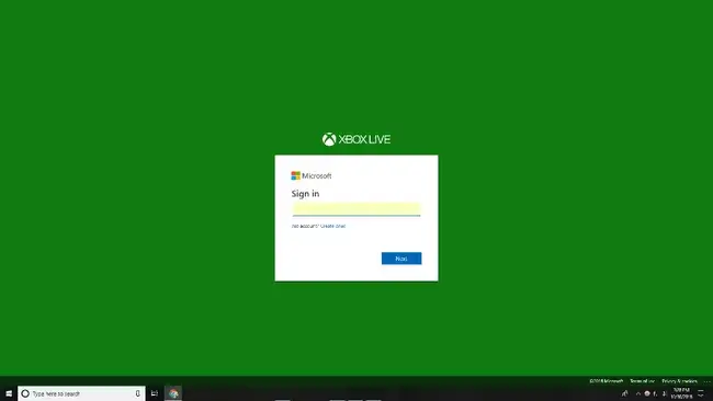 Sign in to your account using the Xbox login credentials to change the Gamertag