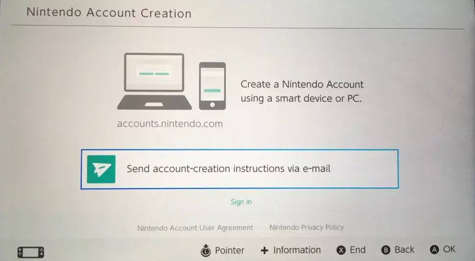 How to Create Nintendo Account -Nintendo eShop (1)