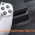 learn to fix playstation sign in error
