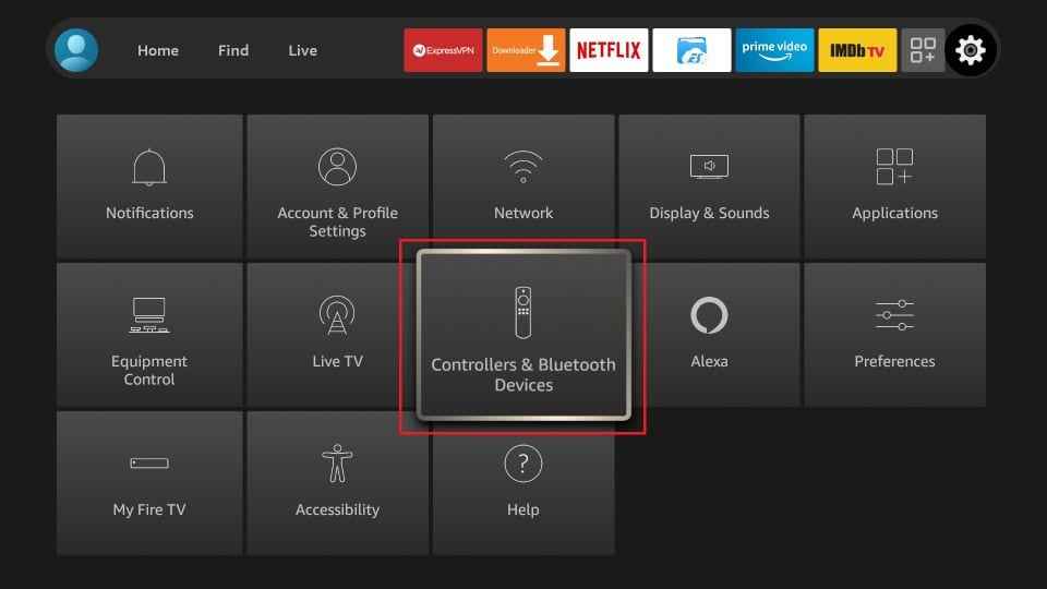 select controllers and Bluetooth devices