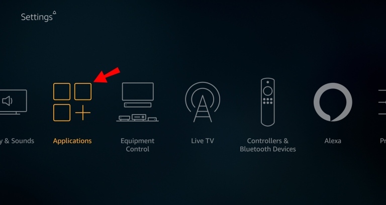  How to Update Apps on Firestick- choose Apps