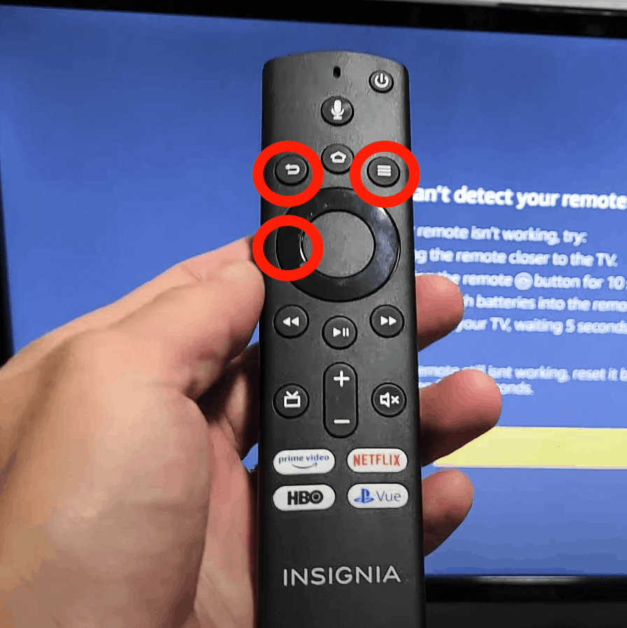 Insignia TV Remote Not Working- re-pair the remote