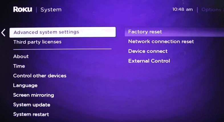 Hulu Error Code P-Dev302 - Factory Resetting the Streaming Devices