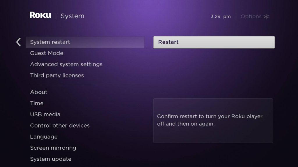 Reboot your Streaming Device to fix Prime Error Code 9068
