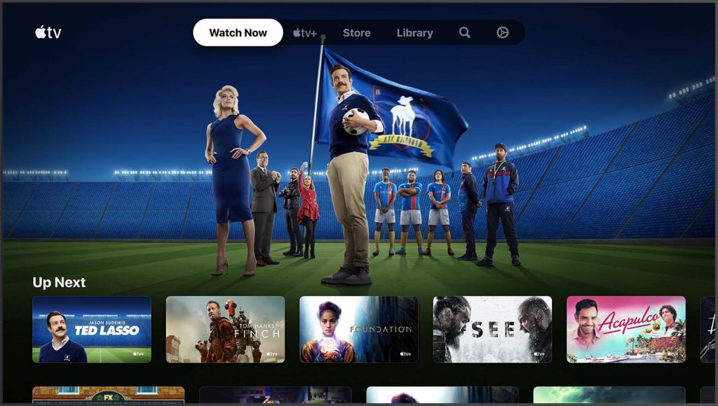 How to Watch See on Apple TV- Home screen.