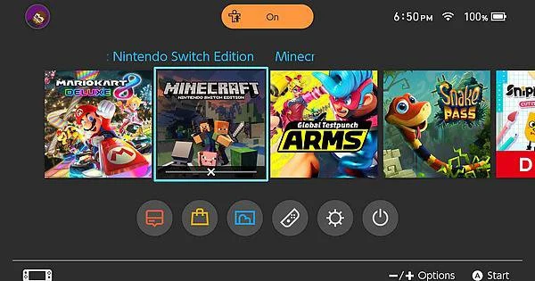 Tap on the Nintendo eShop to open