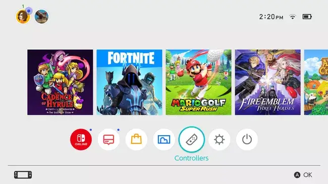 Select Controller to Turn off Nintendo Switch Controller