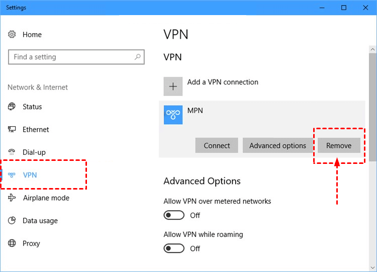 Turn Off VPN to fix Prime Video Error Code 1060