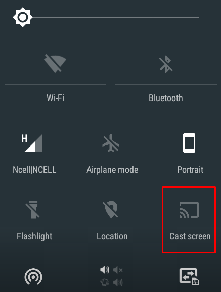 Tap the Cast icon to cast Zoom on Samsung TV 